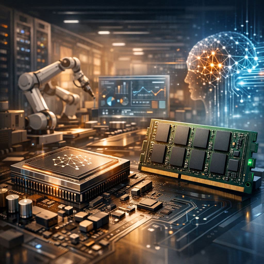 Factory Edge AI Now Depends on DRAM, Not Just Compute